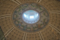 This is the ceiling of the Main Reading Room.