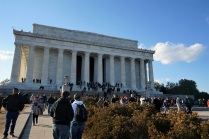 The Lincoln Memorial was designed by Henry Bacon and constructed from 1914-1922.