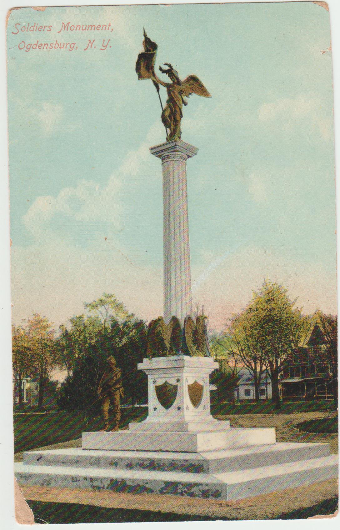 A Historic Postcard Showing the Spirit of Liberty